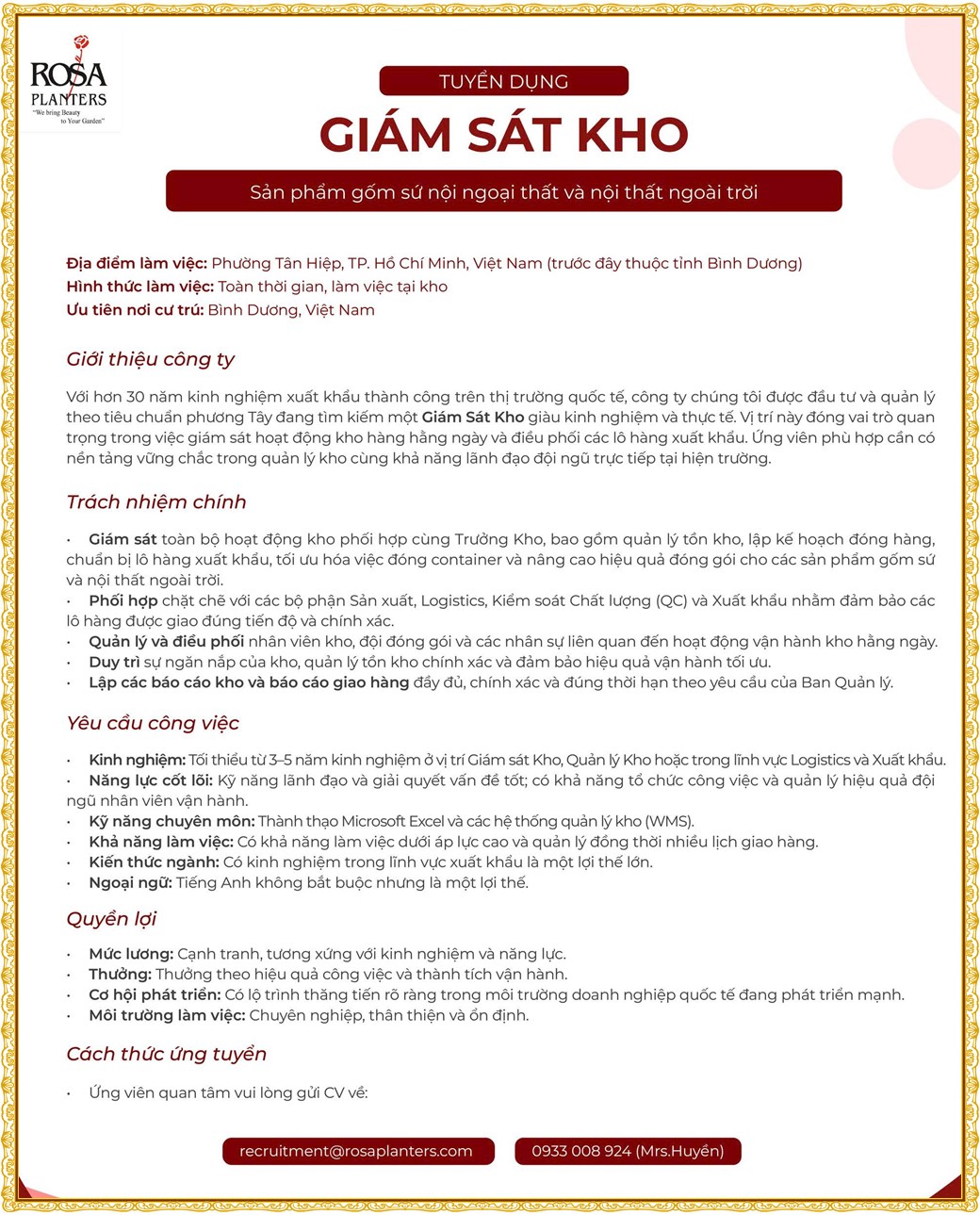 Tuyển dụng Việc làm tại KCN Mỹ Phước Bình Dương lương cao cập nhật mới ngày 30 tháng 6 năm 2026