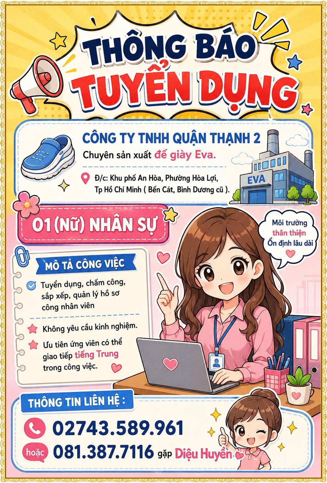Tuyển dụng Việc làm tại KCN Sóng Thần Bình Dương lương cao cập nhật mới ngày 01 tháng 09 năm 2026