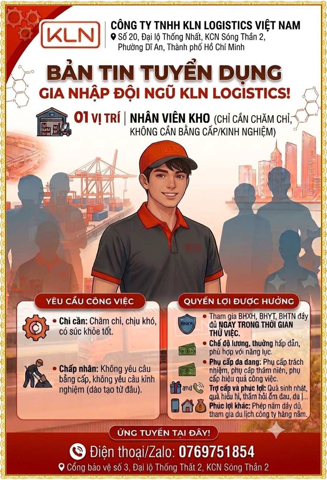 Tuyển dụng Việc làm tại KCN Đồng An Bình Dương lương cao cập nhật mới ngày 03 tháng 07 năm 2026