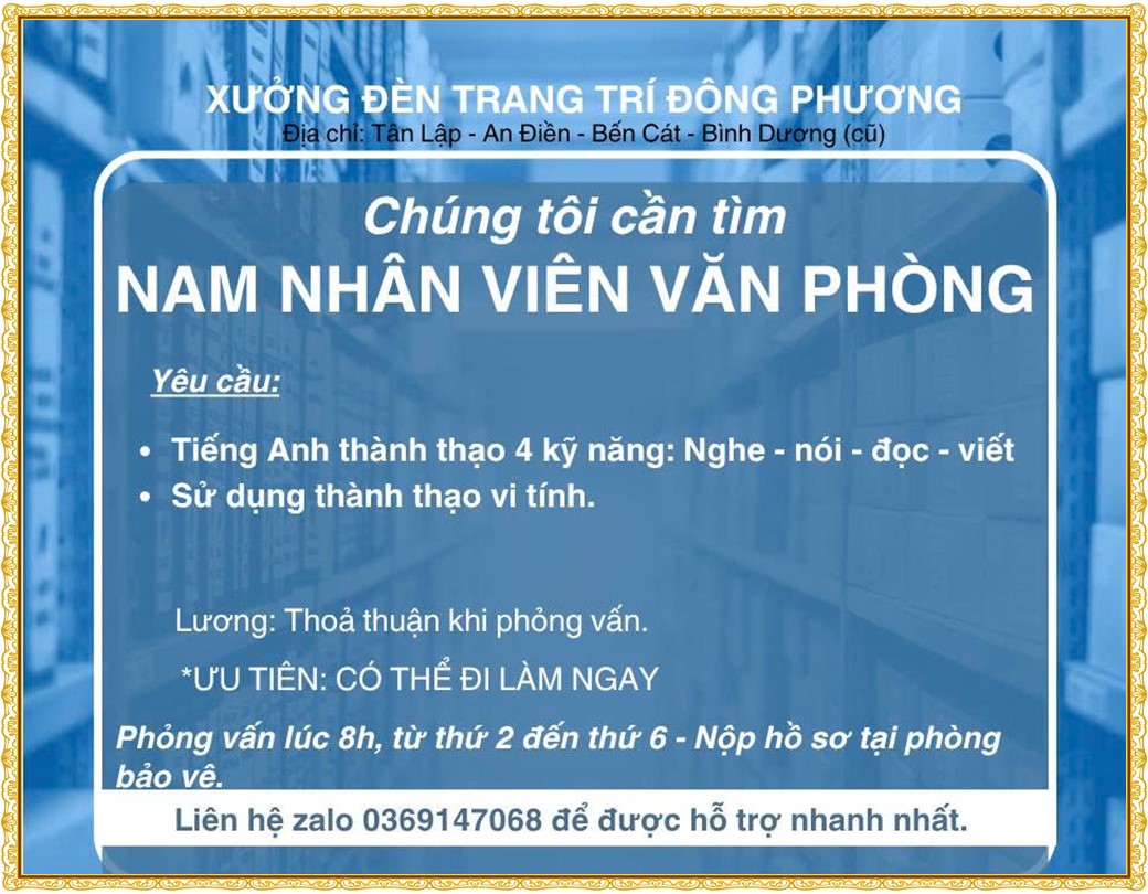 Tuyển dụng Việc làm tại KCN Đồng An Bình Dương lương cao cập nhật mới ngày 03 tháng 08 năm 2026