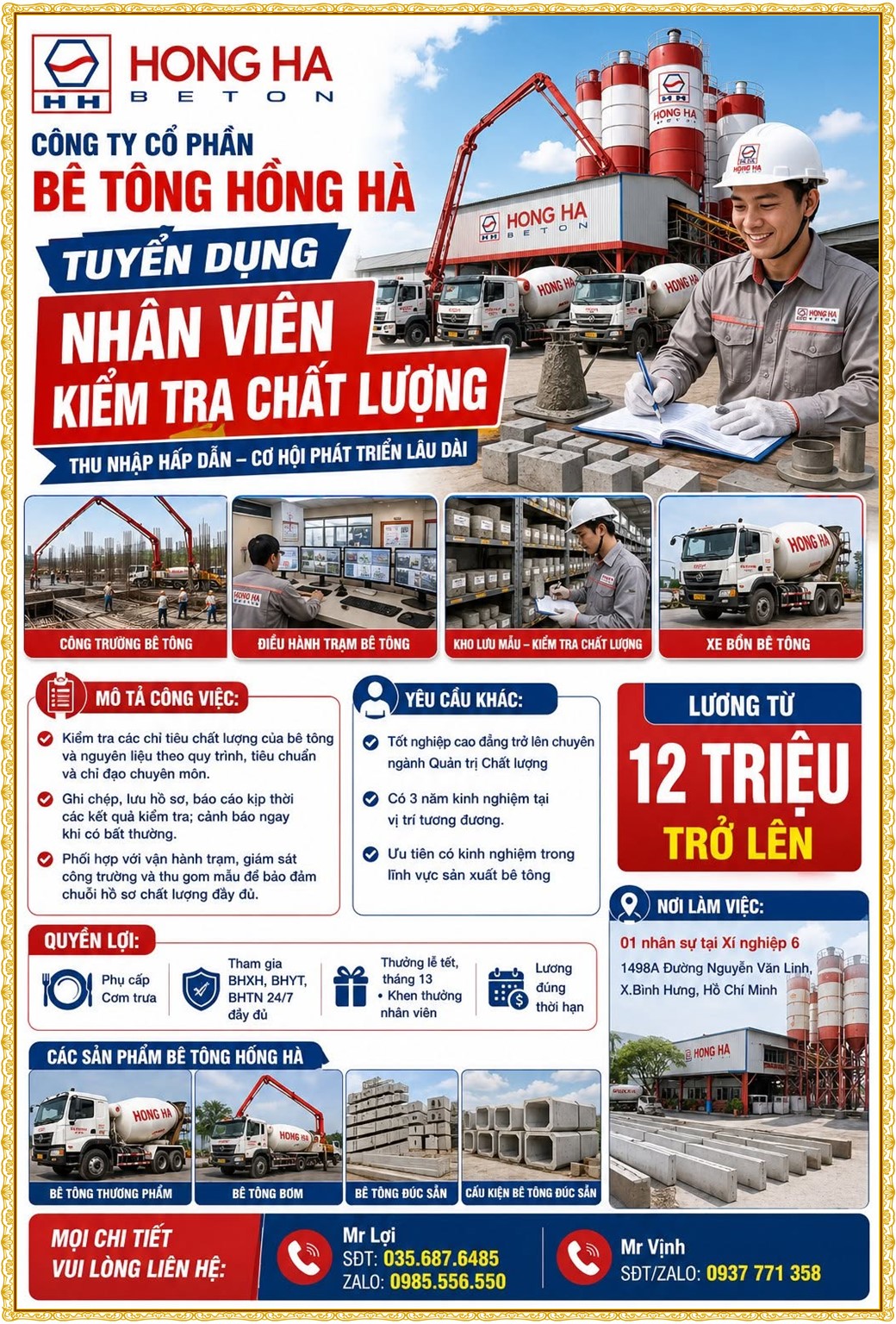 Tuyển dụng Việc làm tại KCN Sóng Thần Bình Dương lương cao cập nhật mới ngày 06 tháng 08 năm 2026