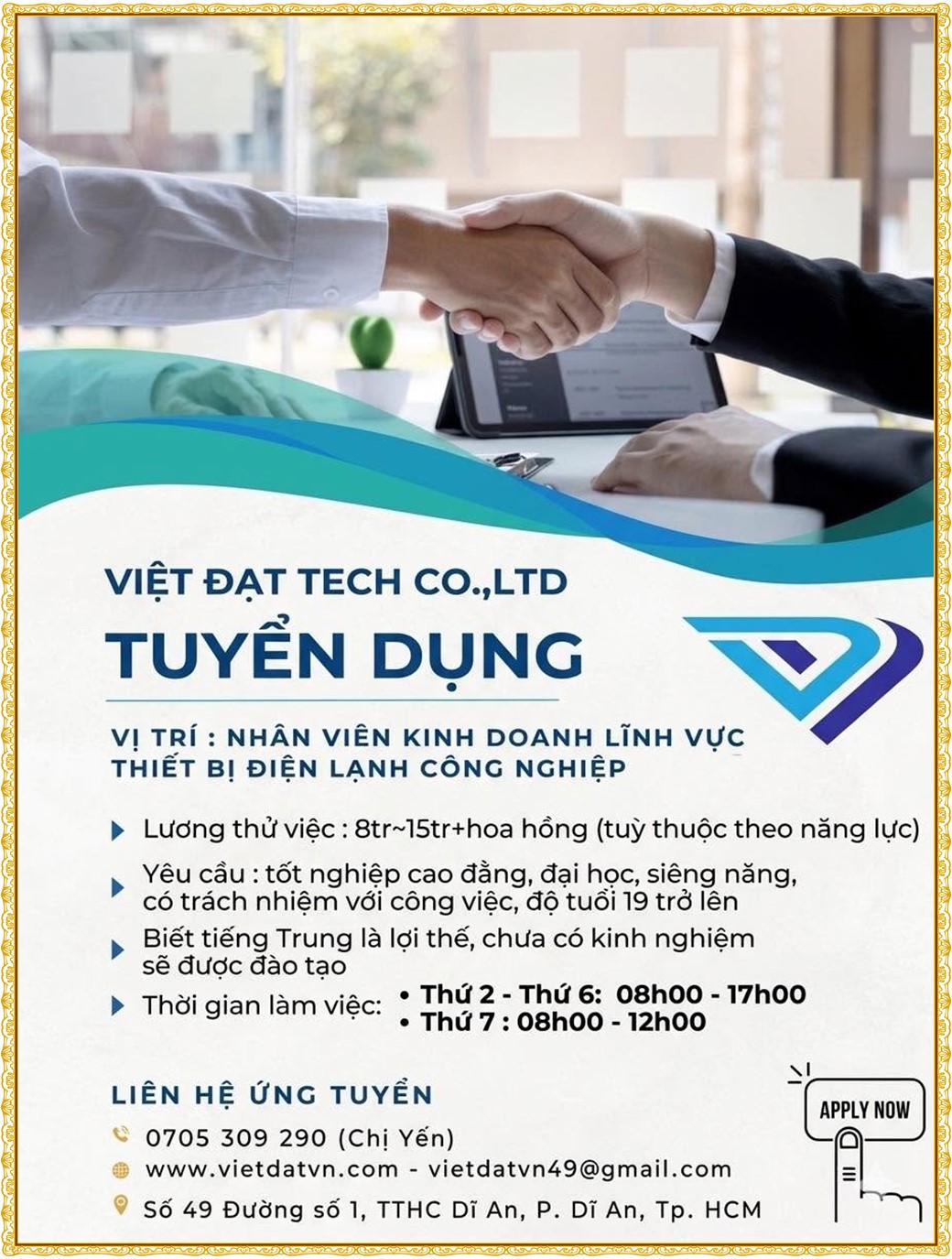 Tuyển dụng Việc làm tại KCN Mỹ Phước Bình Dương lương cao cập nhật mới ngày 07 tháng 07 năm 2026