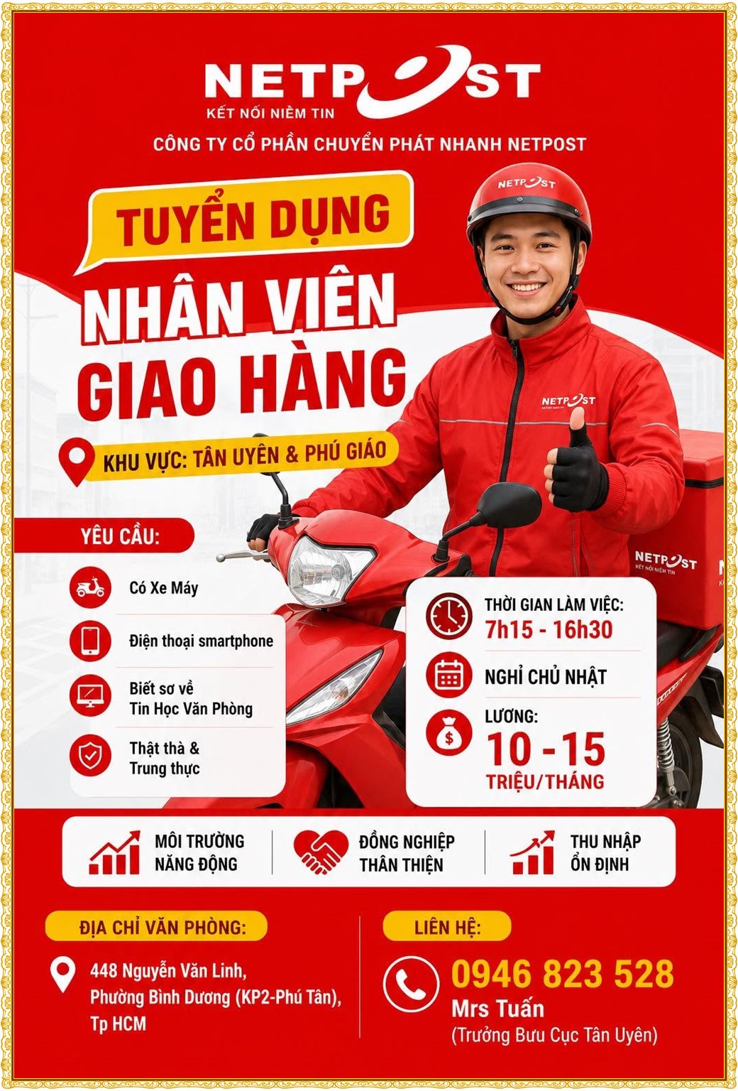 Tuyển dụng Việc làm tại KCN Nam Tân Uyên Bình Dương lương cao cập nhật mới ngày 07 tháng 07 năm 2026