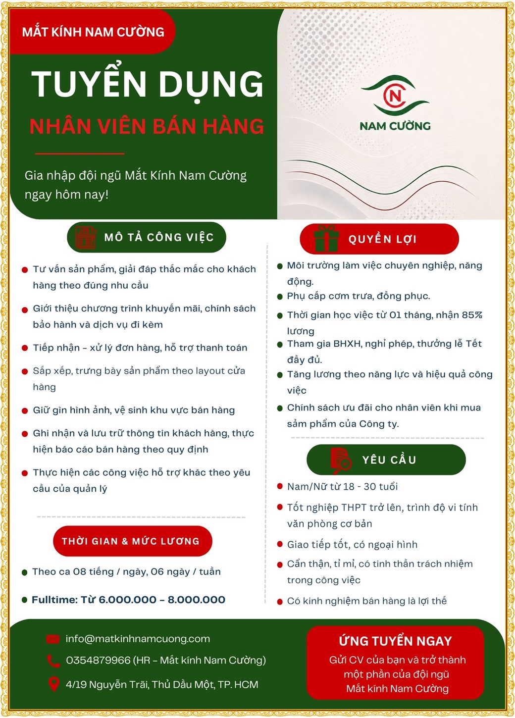 Tuyển dụng Việc làm tại KCN Bàu Bàng Bình Dương lương cao cập nhật mới ngày 07 tháng 08 năm 2026
