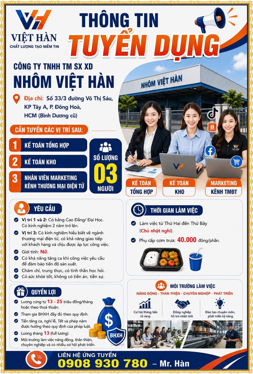 Tuyển dụng Việc làm tại KCN Rạch Bắp Bình Dương lương cao cập nhật mới ngày 07 tháng 09 năm 2026