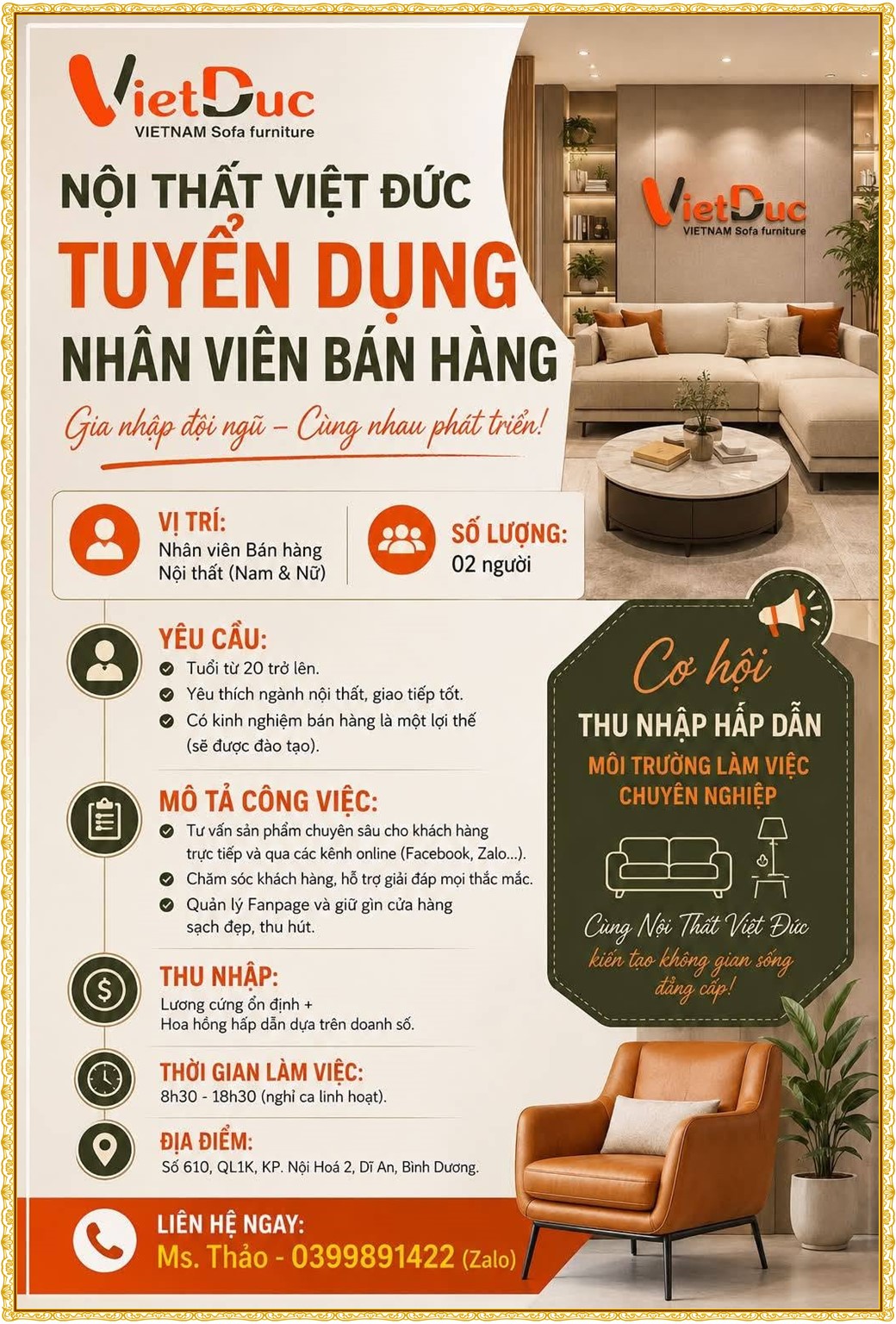 Tuyển dụng Việc làm tại KCN Mỹ Phước Bình Dương lương cao cập nhật mới ngày 08 tháng 09 năm 2026
