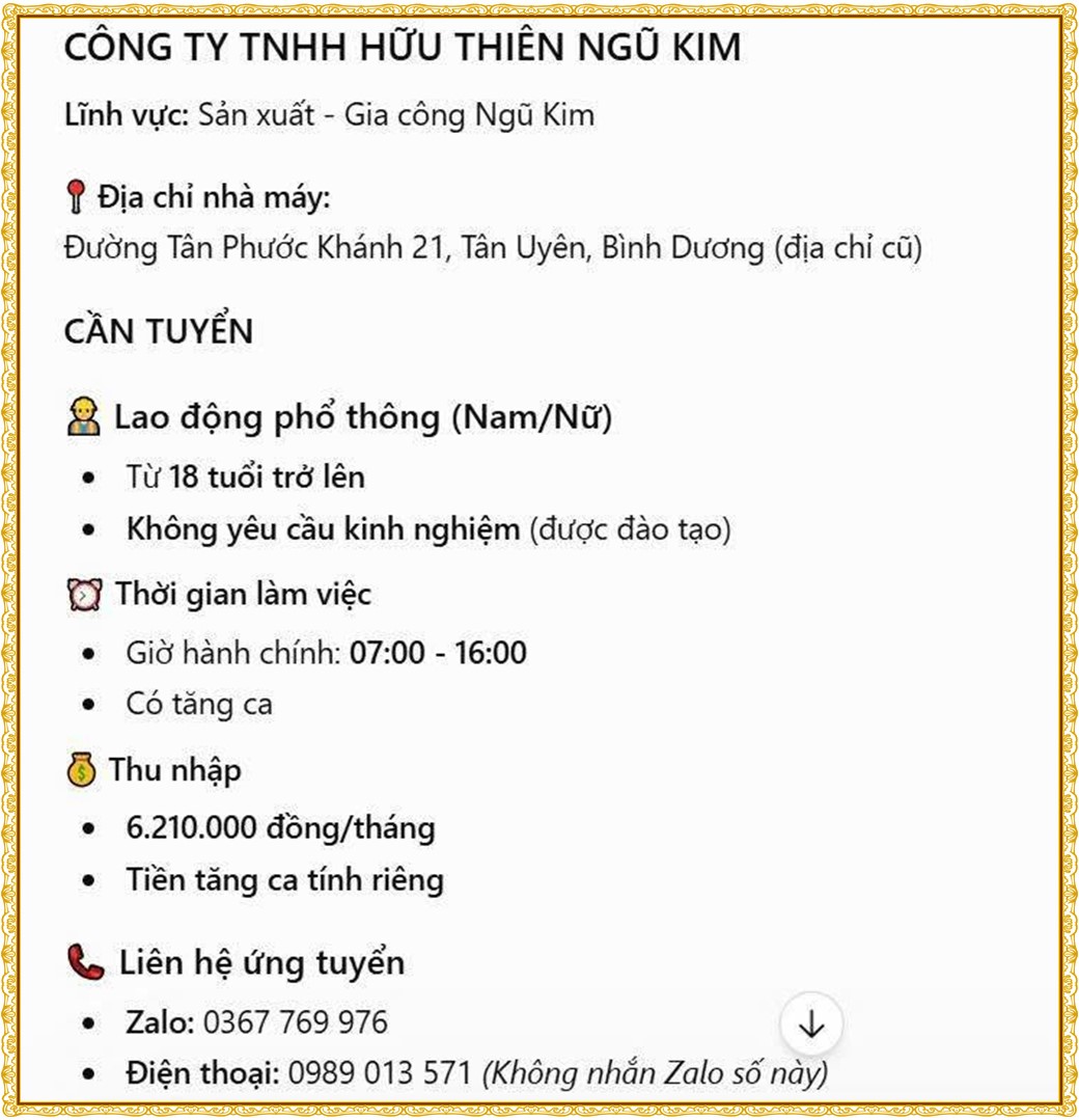 Tuyển dụng Việc làm tại KCN Việt Nam Singapore VSIP II Bình Dương lương cao cập nhật mới ngày 10 tháng 07 năm 2026