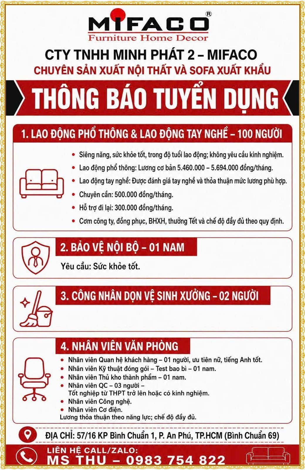 Tuyển dụng Việc làm tại KCN Nam Tân Uyên Bình Dương lương cao cập nhật mới ngày 10 tháng 08 năm 2026