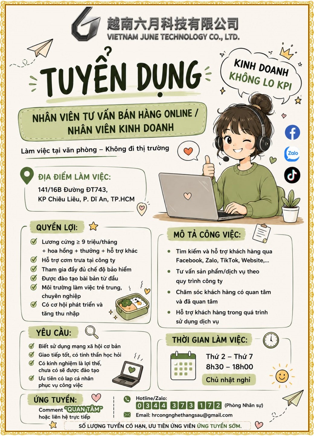 Tuyển dụng Việc làm tại KCN Rạch Bắp Bình Dương lương cao cập nhật mới ngày 10 tháng 08 năm 2026