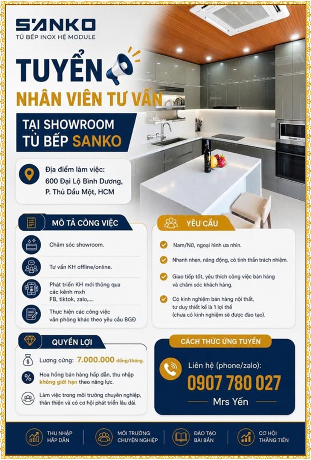 Tuyển dụng Việc làm tại KCN Nam Tân Uyên Bình Dương lương cao cập nhật mới ngày 10 tháng 09 năm 2026