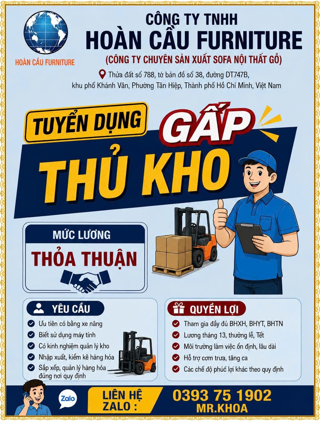Tuyển dụng Việc làm tại KCN Nam Tân Uyên Bình Dương lương cao cập nhật mới ngày 11 tháng 08 năm 2026