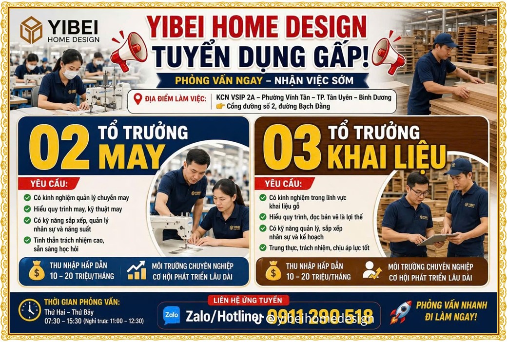 Tuyển dụng Việc làm tại KCN An Tây (Protrade) Bình Dương lương cao cập nhật mới ngày 11 tháng 08 năm 2026