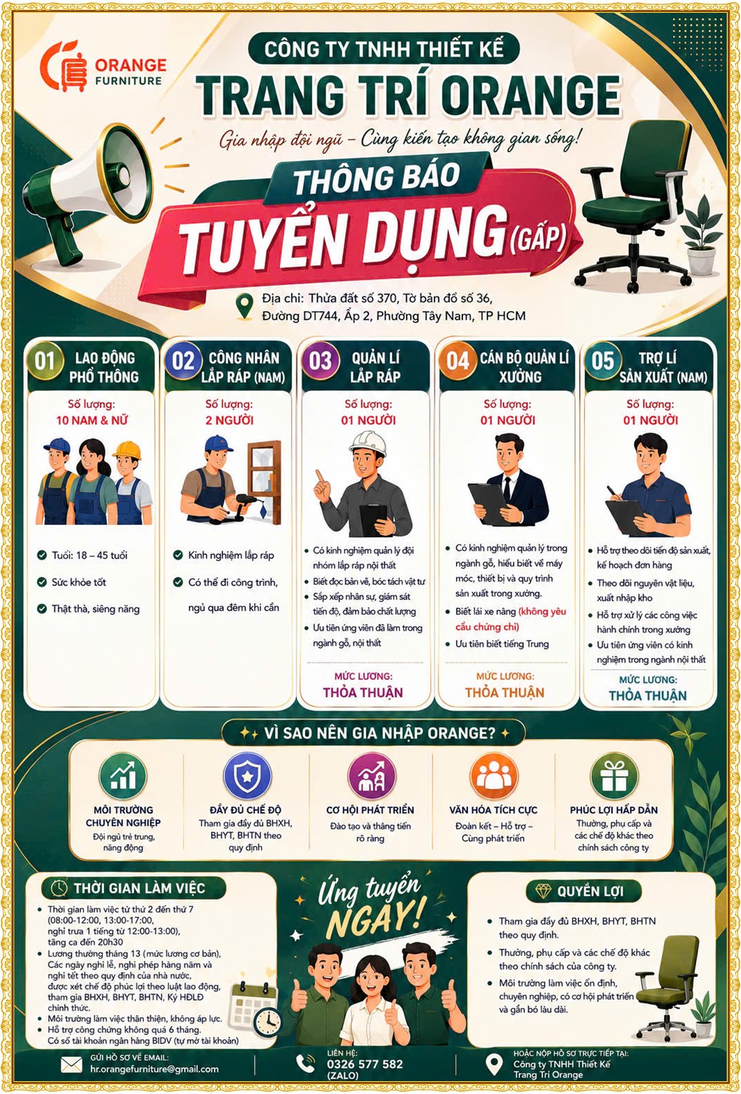 Tuyển dụng Việc làm tại KCN Nam Tân Uyên Bình Dương lương cao cập nhật mới ngày 12 tháng 08 năm 2026
