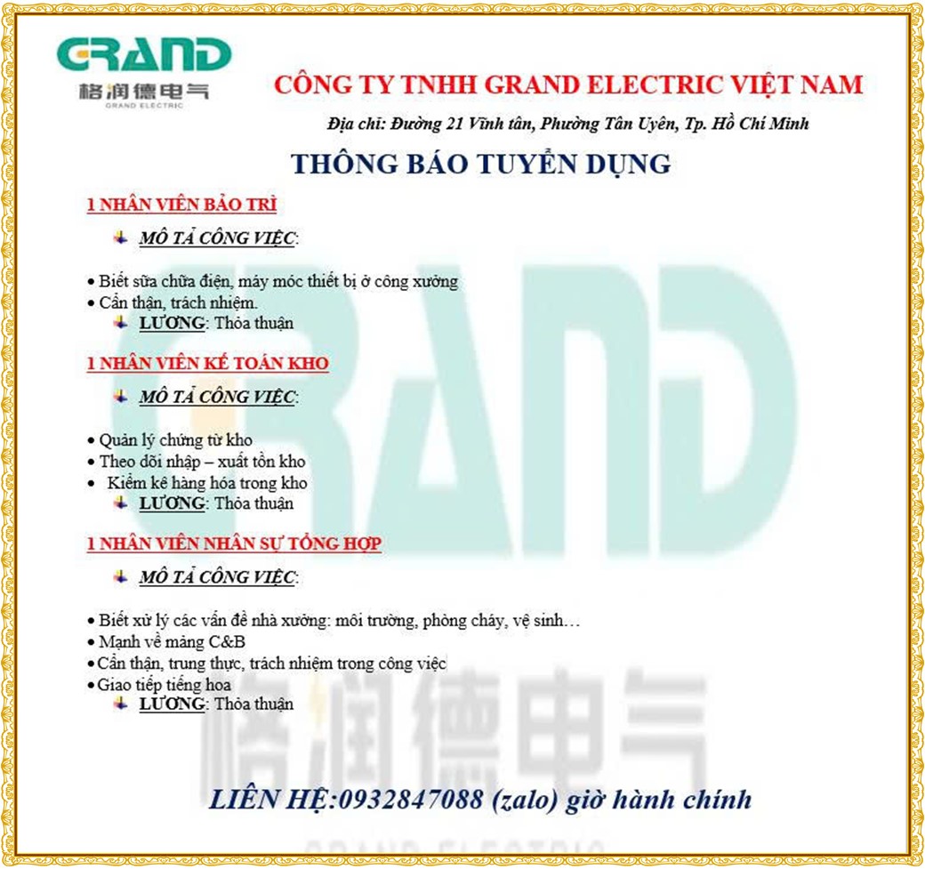 Tuyển dụng Việc làm tại KCN Mỹ Phước Bình Dương lương cao cập nhật mới ngày 13 tháng 08 năm 2026