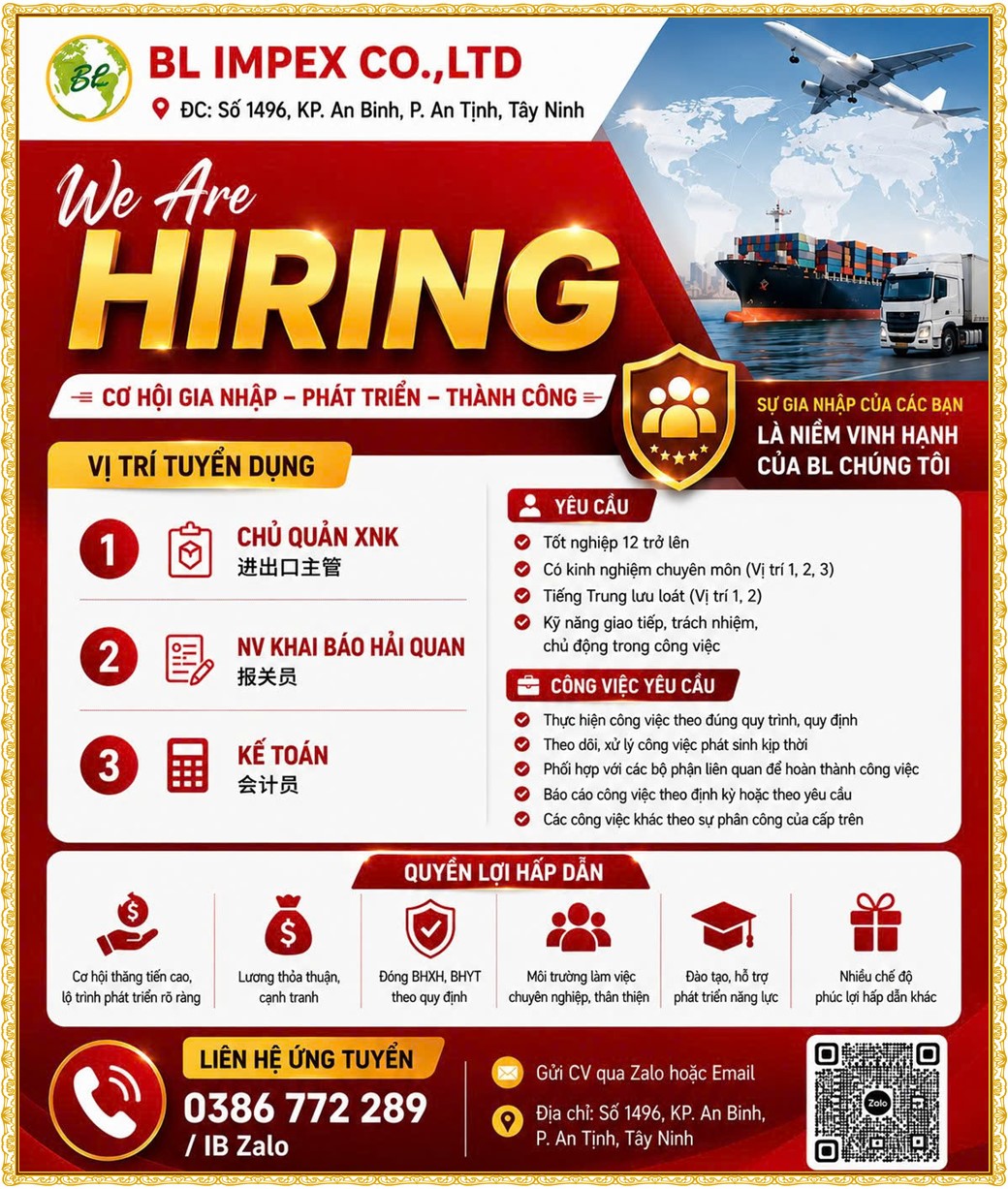 Tuyển dụng Việc làm tại KCN Sóng Thần Bình Dương lương cao cập nhật mới ngày 13 tháng 10 năm 2026