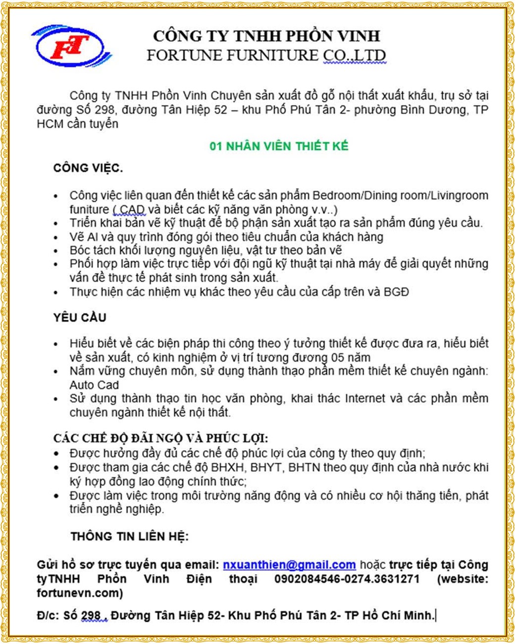 Tuyển dụng Việc làm tại KCN Nam Tân Uyên Bình Dương lương cao cập nhật mới ngày 14 tháng 08 năm 2026