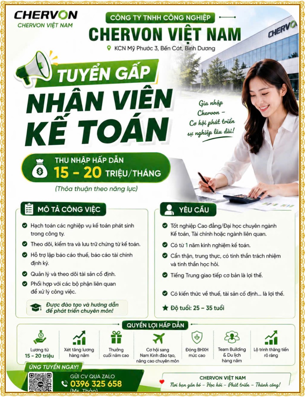 Tuyển dụng Việc làm tại KCN Việt Hương Bình Dương lương cao cập nhật mới ngày 14 tháng 08 năm 2026