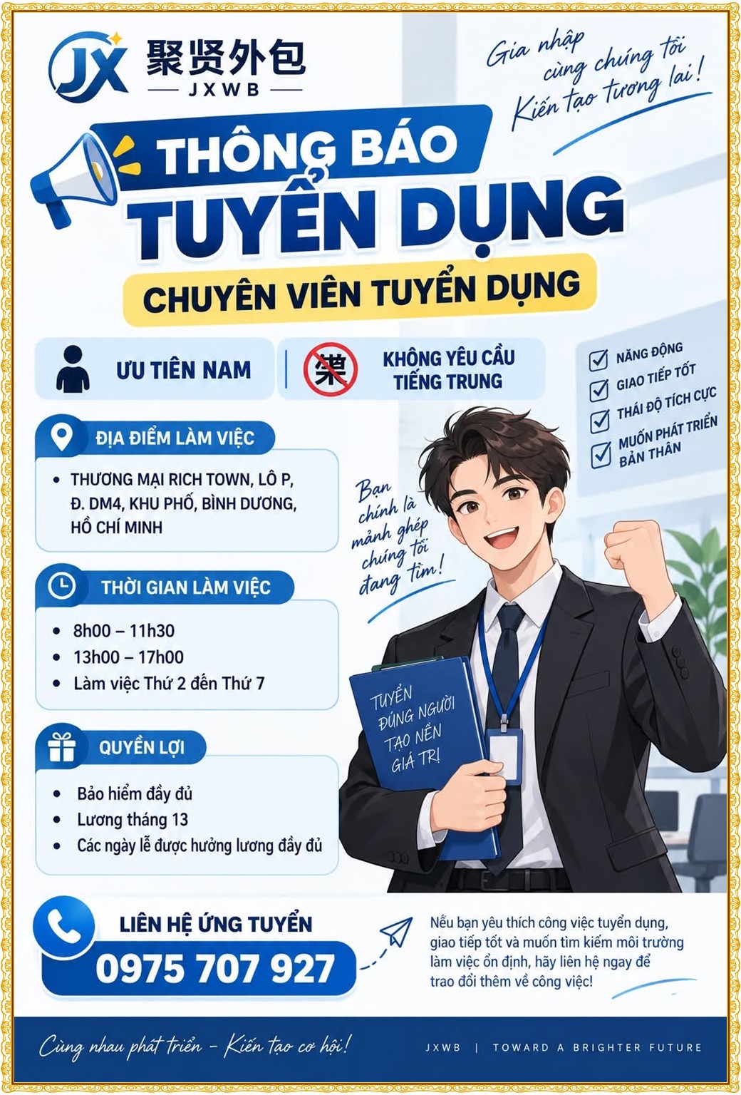 Tuyển dụng Việc làm tại KCN Rạch Bắp Bình Dương lương cao cập nhật mới ngày 14 tháng 09 năm 2026