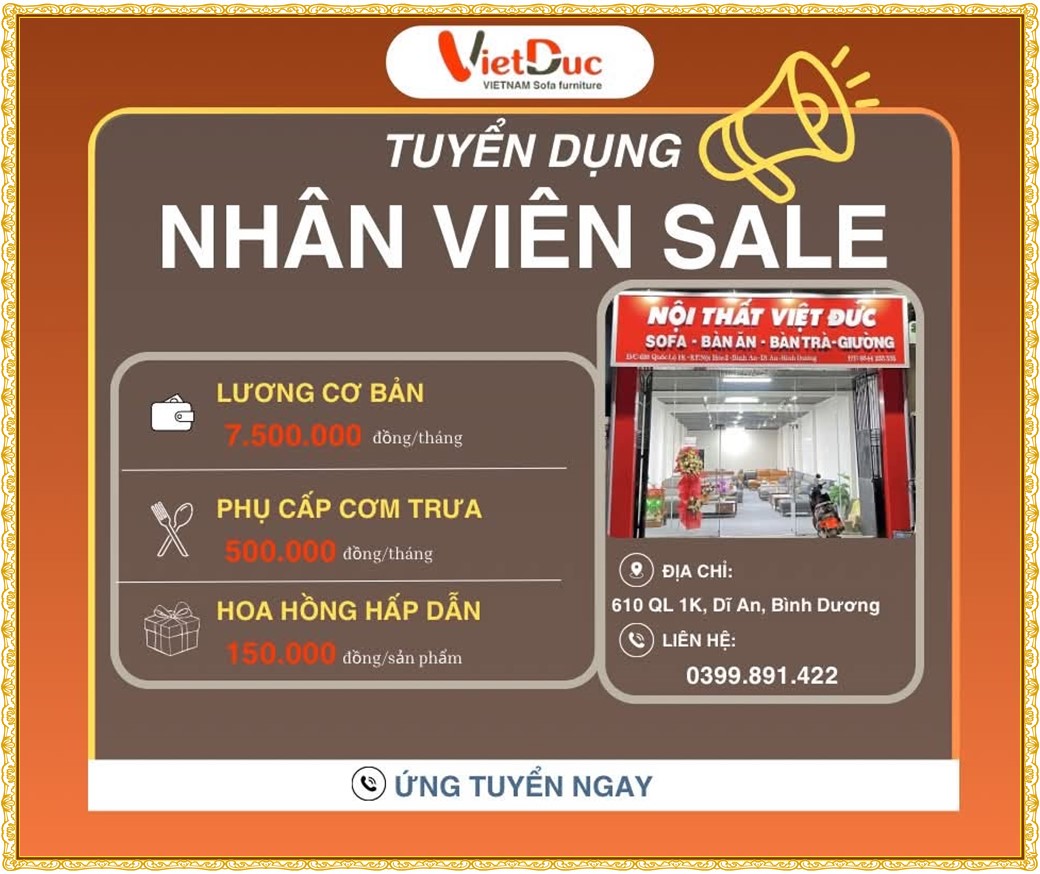 Tuyển dụng Việc làm tại KCN Việt Nam Singapore VSIP II Bình Dương lương cao cập nhật mới ngày 15 tháng 07 năm 2026