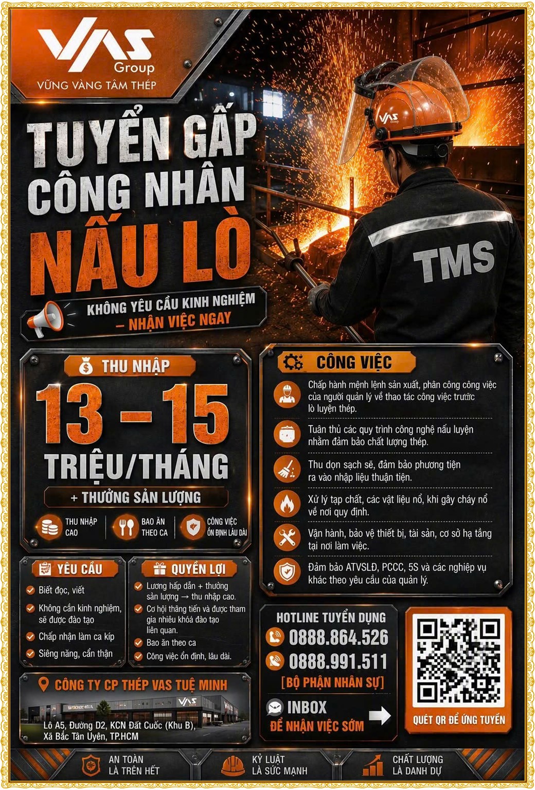 Tuyển dụng Việc làm tại KCN Sóng Thần Bình Dương lương cao cập nhật mới ngày 15 tháng 09 năm 2026