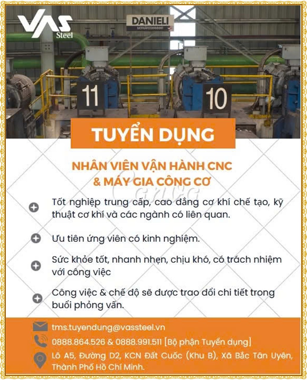 Tuyển dụng Việc làm tại KCN Việt Hương Bình Dương lương cao cập nhật mới ngày 15 tháng 09 năm 2026