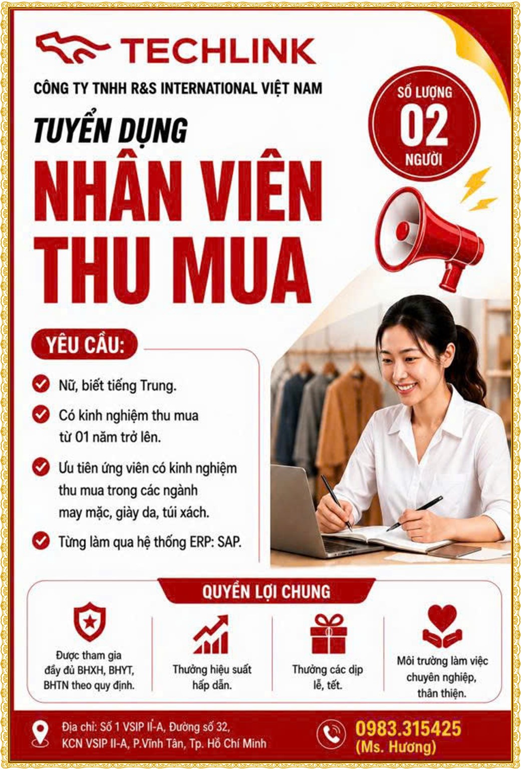 Tuyển dụng Việc làm tại KCN Bàu Bàng Bình Dương lương cao cập nhật mới ngày 16 tháng 10 năm 2026