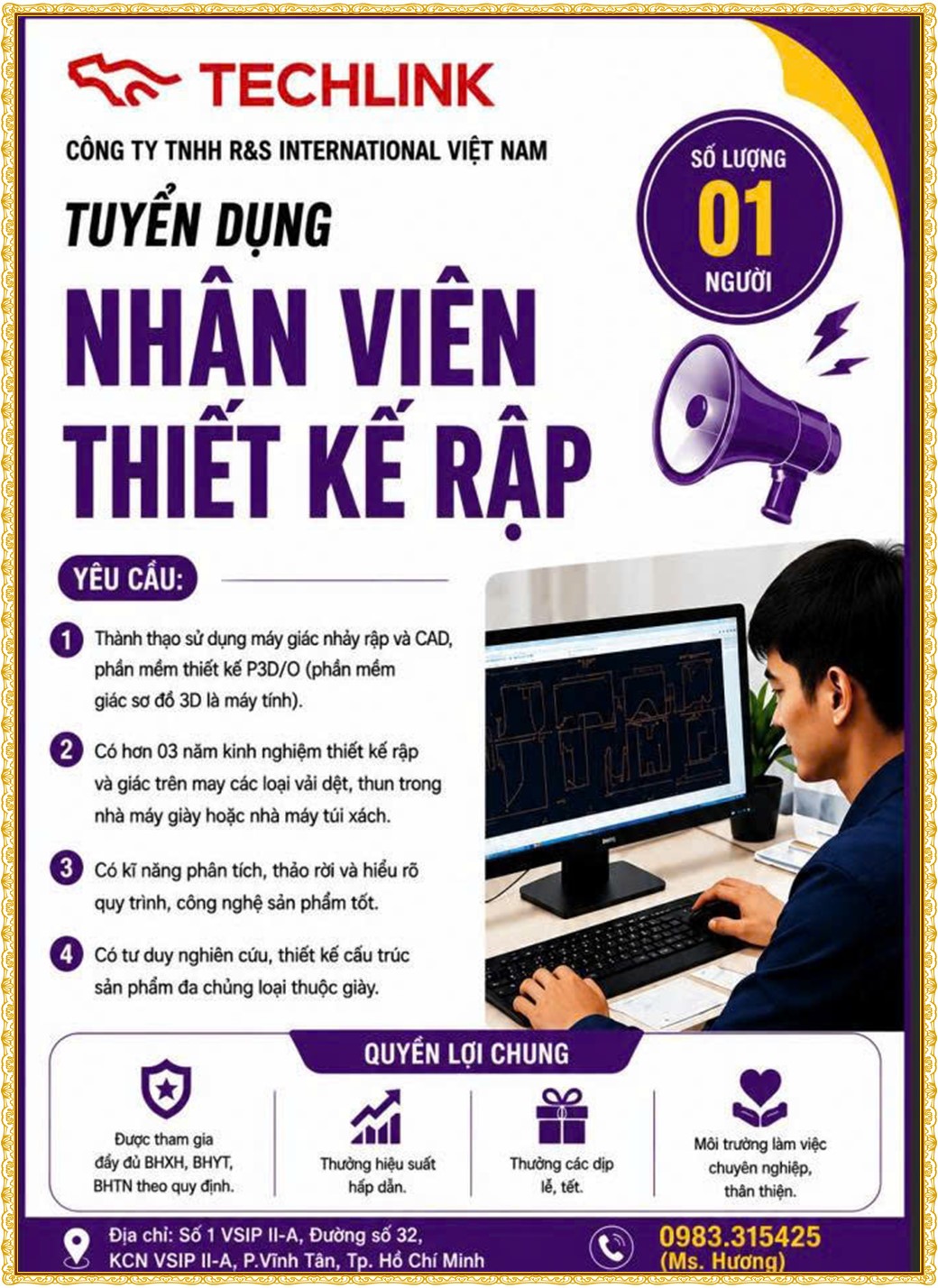 Tuyển dụng Việc làm tại KCN Nam Tân Uyên Bình Dương lương cao cập nhật mới ngày 16 tháng 10 năm 2026