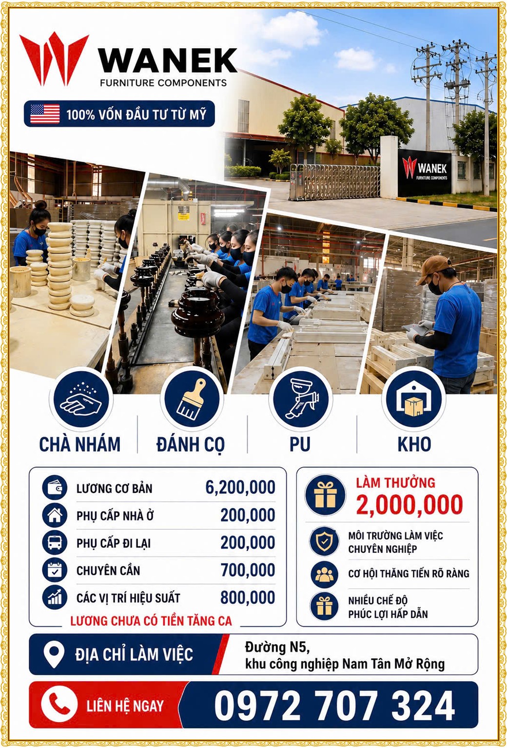Tuyển dụng Việc làm tại KCN Việt Hương Bình Dương lương cao cập nhật mới ngày 17 tháng 07 năm 2026