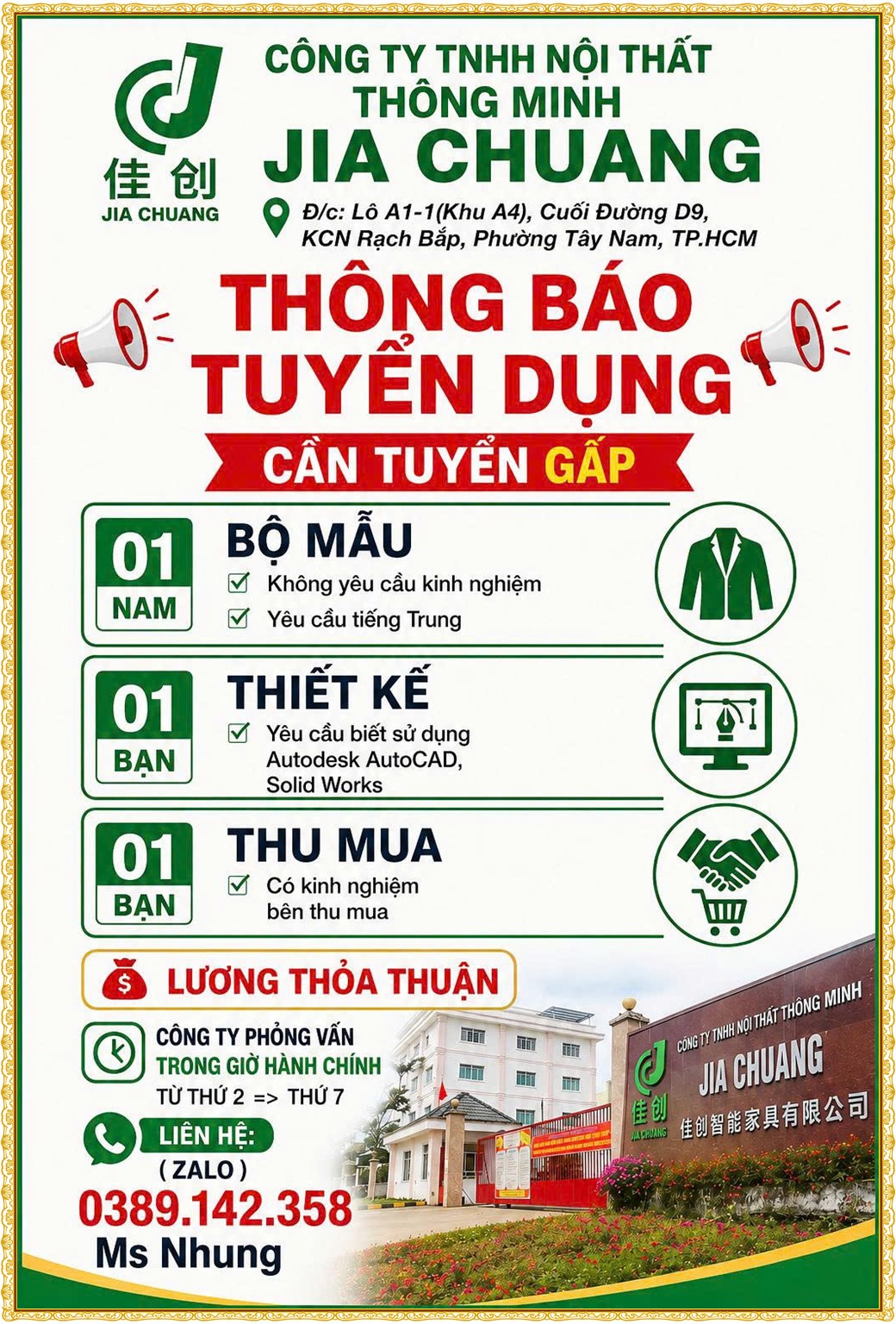Tuyển dụng Việc làm tại KCN Nam Tân Uyên Bình Dương lương cao cập nhật mới ngày 17 tháng 08 năm 2026