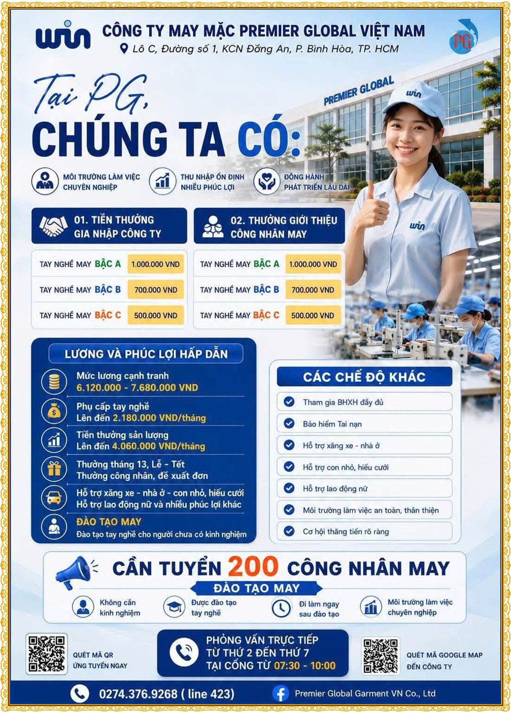 Tuyển dụng Việc làm tại KCN Việt Nam Singapore VSIP II Bình Dương lương cao cập nhật mới ngày 17 tháng 09 năm 2026