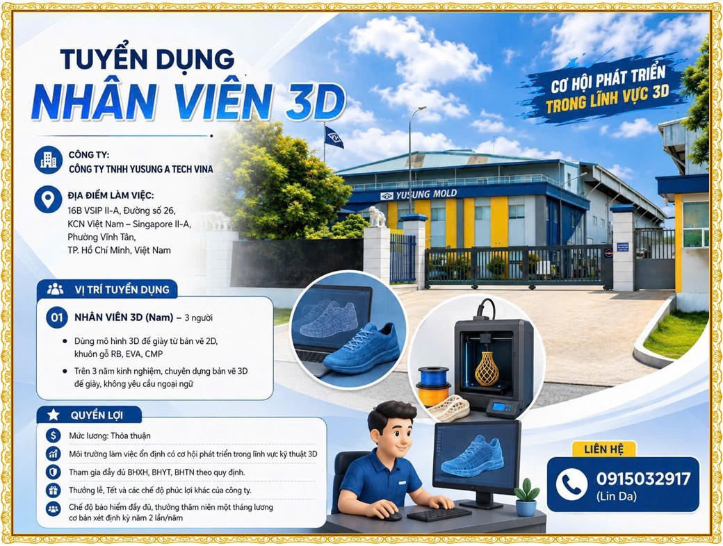 Tuyển dụng Việc làm tại KCN Nam Tân Uyên Bình Dương lương cao cập nhật mới ngày 18 tháng 08 năm 2026