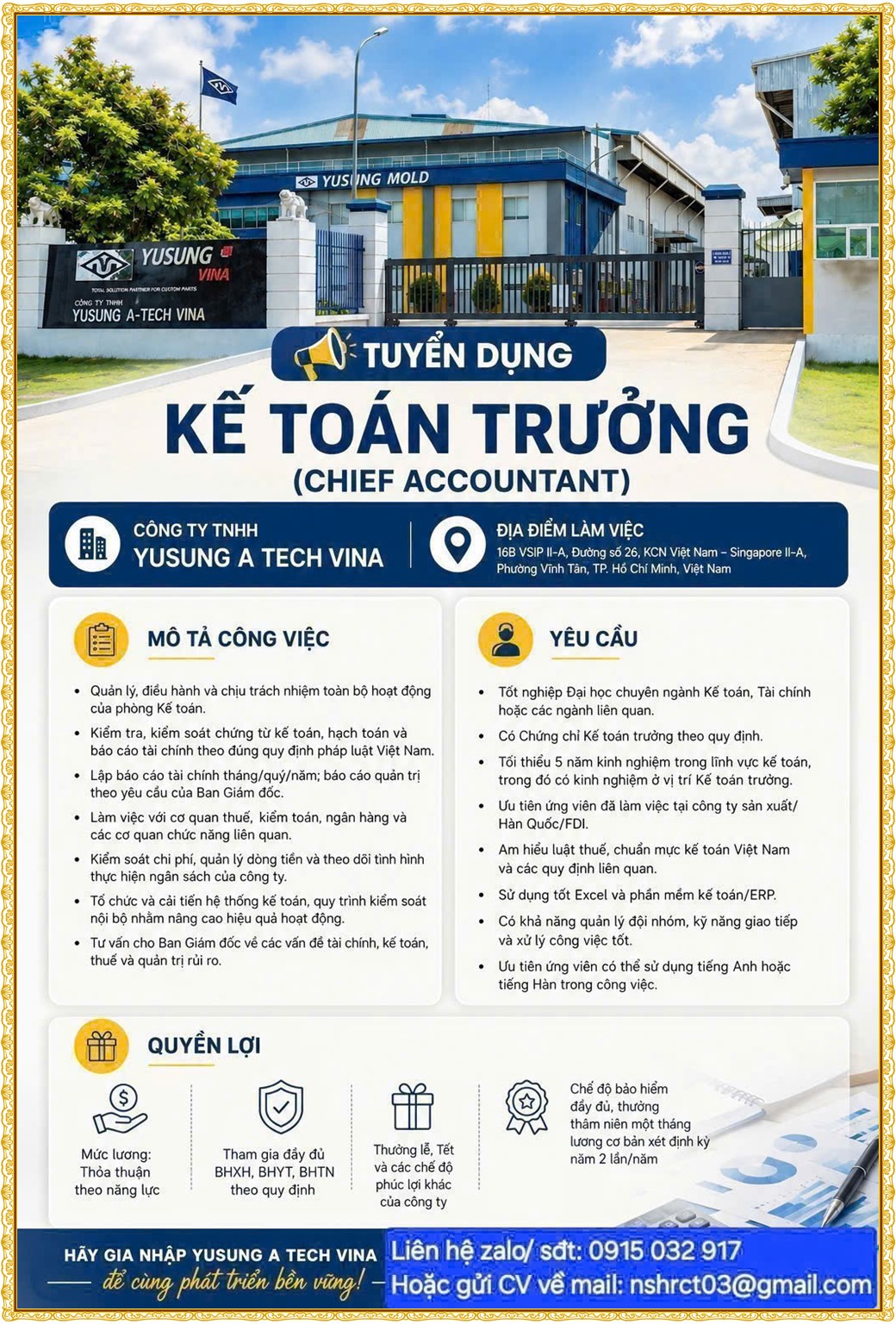 Tuyển dụng Việc làm tại KCN An Tây (Protrade) Bình Dương lương cao cập nhật mới ngày 18 tháng 08 năm 2026