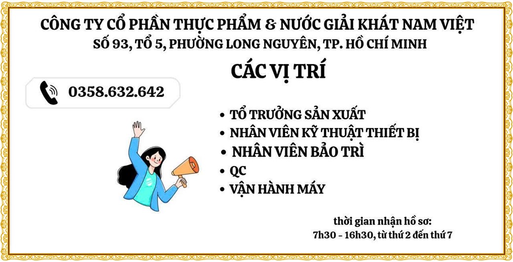 Tuyển dụng Việc làm tại KCN Sóng Thần Bình Dương lương cao cập nhật mới ngày 18 tháng 09 năm 2026