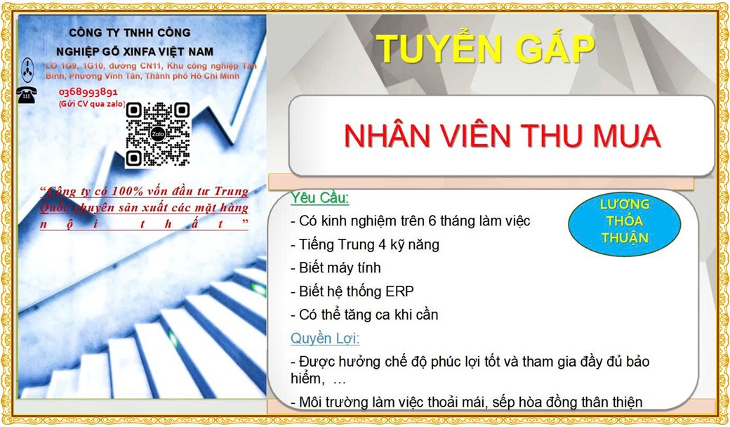Tuyển dụng Việc làm tại KCN Nam Tân Uyên Bình Dương lương cao cập nhật mới ngày 19 tháng 10 năm 2026