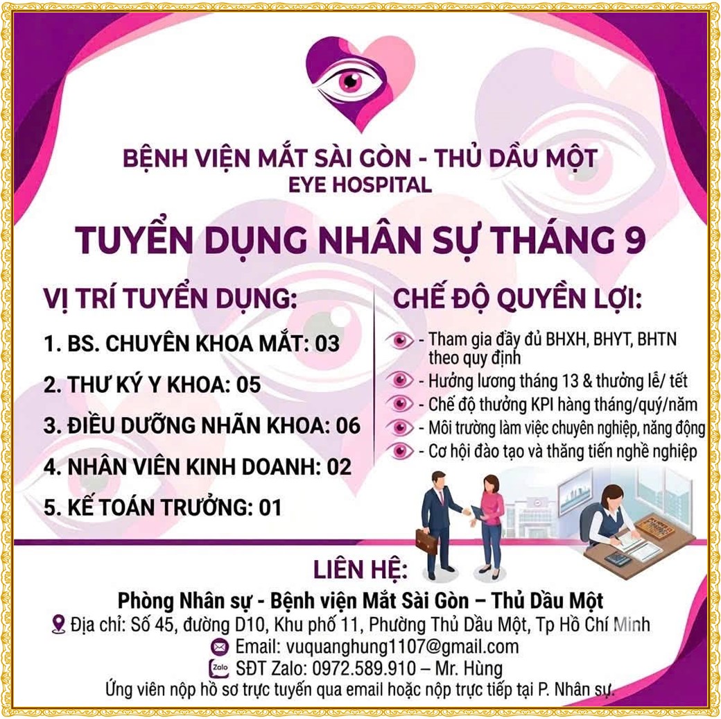 Tuyển dụng Việc làm tại KCN Bàu Bàng Bình Dương lương cao cập nhật mới ngày 22 tháng 10 năm 2026