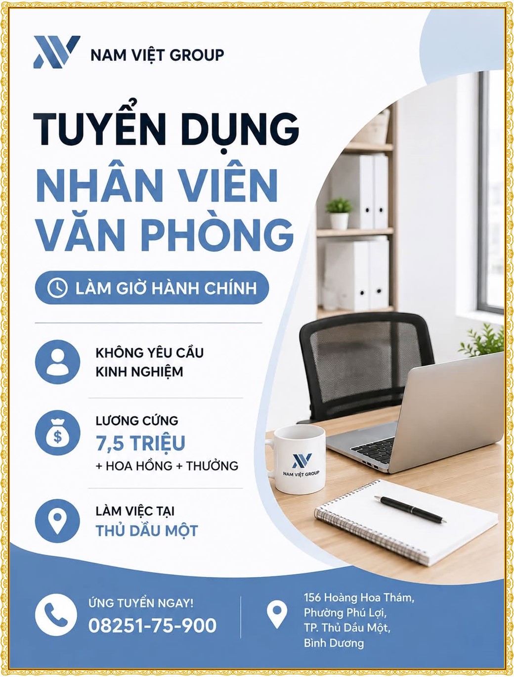 Tuyển dụng Việc làm tại KCN Việt Hương Bình Dương lương cao cập nhật mới ngày 23 tháng 09 năm 2026