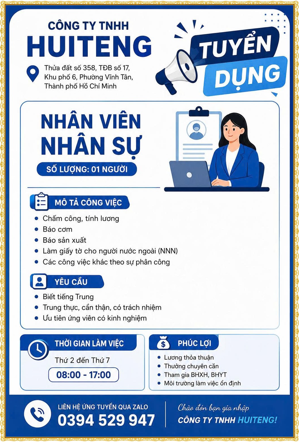 Tuyển dụng Việc làm tại KCN Rạch Bắp Bình Dương lương cao cập nhật mới ngày 24 tháng 08 năm 2026