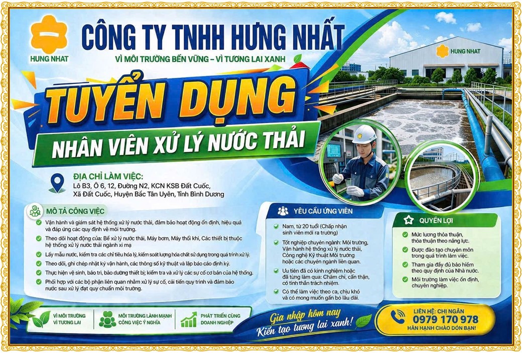 Tuyển dụng Việc làm tại KCN Mỹ Phước Bình Dương lương cao cập nhật mới ngày 24 tháng 09 năm 2026