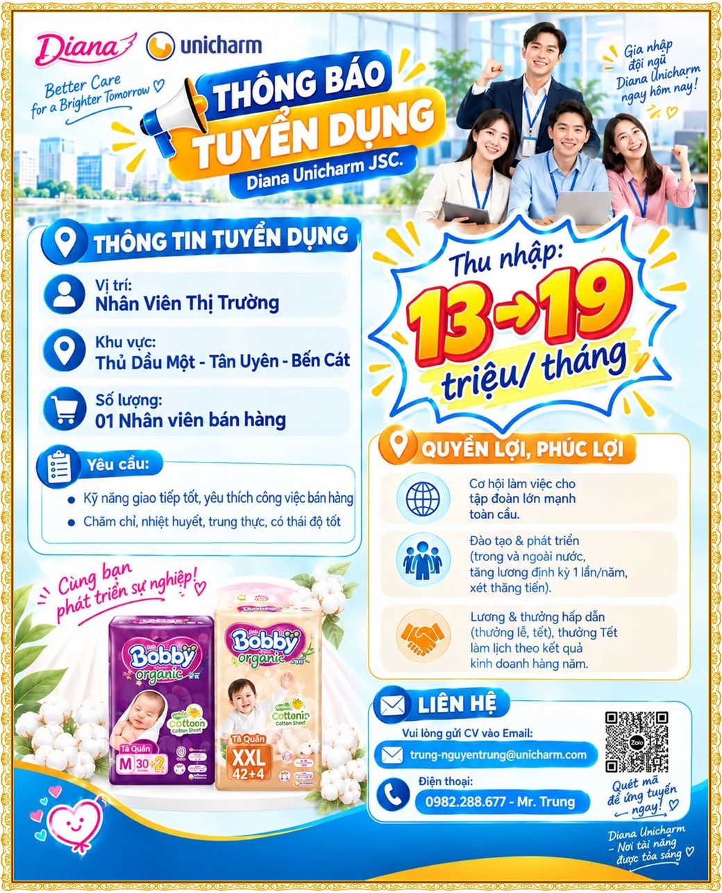 Tuyển dụng Việc làm tại KCN An Tây (Protrade) Bình Dương lương cao cập nhật mới ngày 24 tháng 09 năm 2026