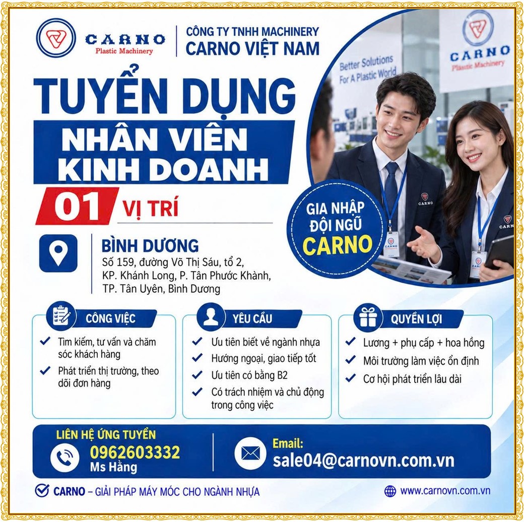 Tuyển dụng Việc làm tại KCN Bàu Bàng Bình Dương lương cao cập nhật mới ngày 25 tháng 09 năm 2026