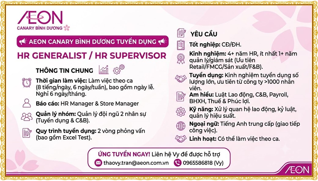Tuyển dụng Việc làm tại KCN Rạch Bắp Bình Dương lương cao cập nhật mới ngày 25 tháng 09 năm 2026