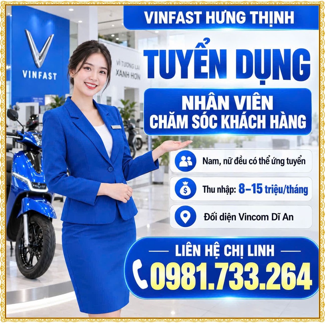 Tuyển dụng Việc làm tại KCN Việt Hương Bình Dương lương cao cập nhật mới ngày 25 tháng 09 năm 2026