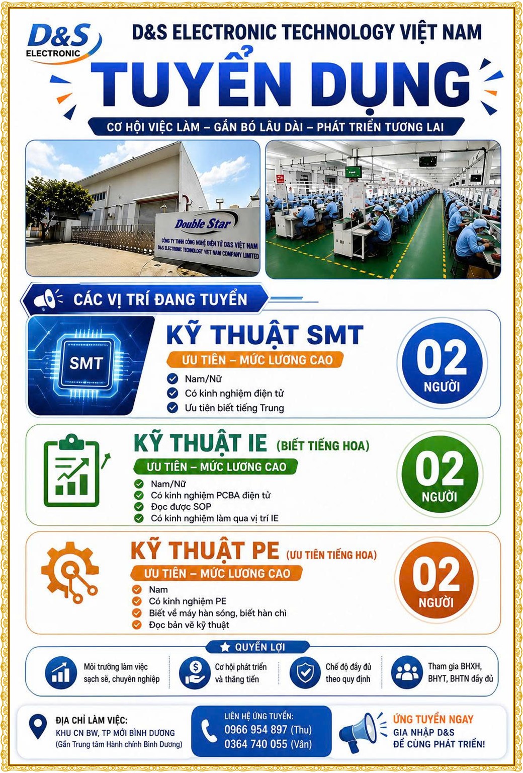 Tuyển dụng Việc làm tại KCN Rạch Bắp Bình Dương lương cao cập nhật mới ngày 26 tháng 08 năm 2026
