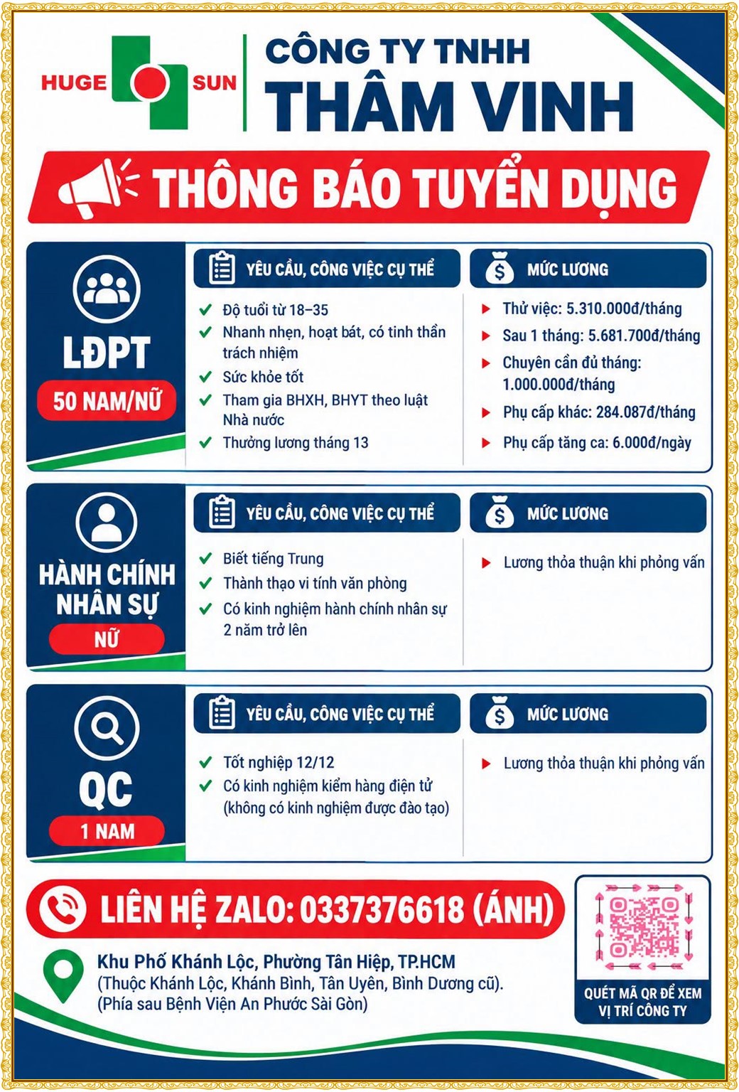 Tuyển dụng Việc làm tại KCN Việt Nam Singapore VSIP II Bình Dương lương cao cập nhật mới ngày 26 tháng 10 năm 2026