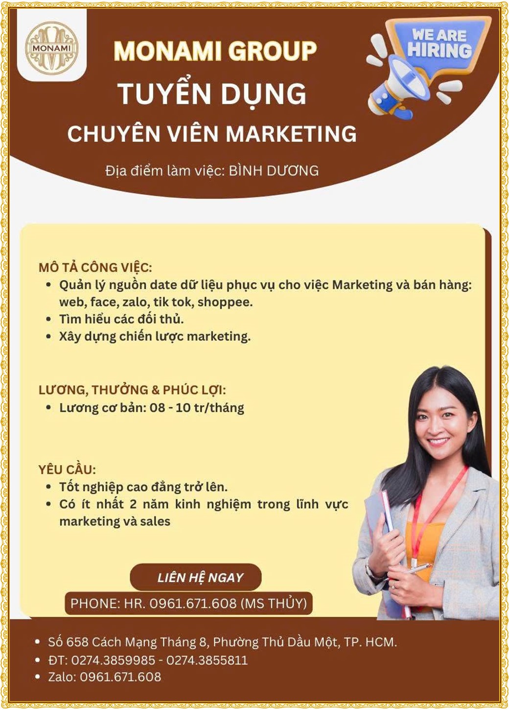 Tuyển dụng Việc làm tại KCN Sóng Thần Bình Dương lương cao cập nhật mới ngày 27 tháng 08 năm 2026
