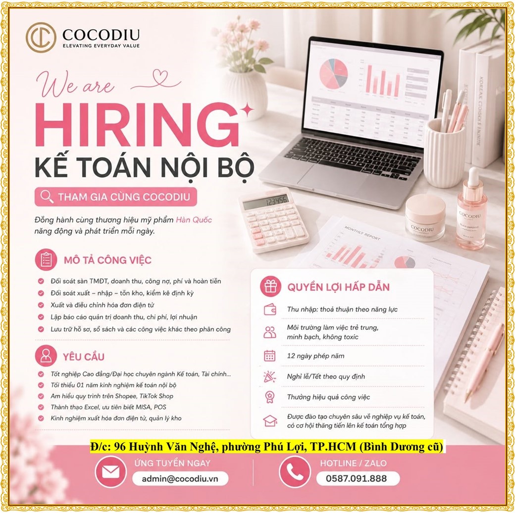 Tuyển dụng Việc làm tại KCN Nam Tân Uyên Bình Dương lương cao cập nhật mới ngày 28 tháng 08 năm 2026