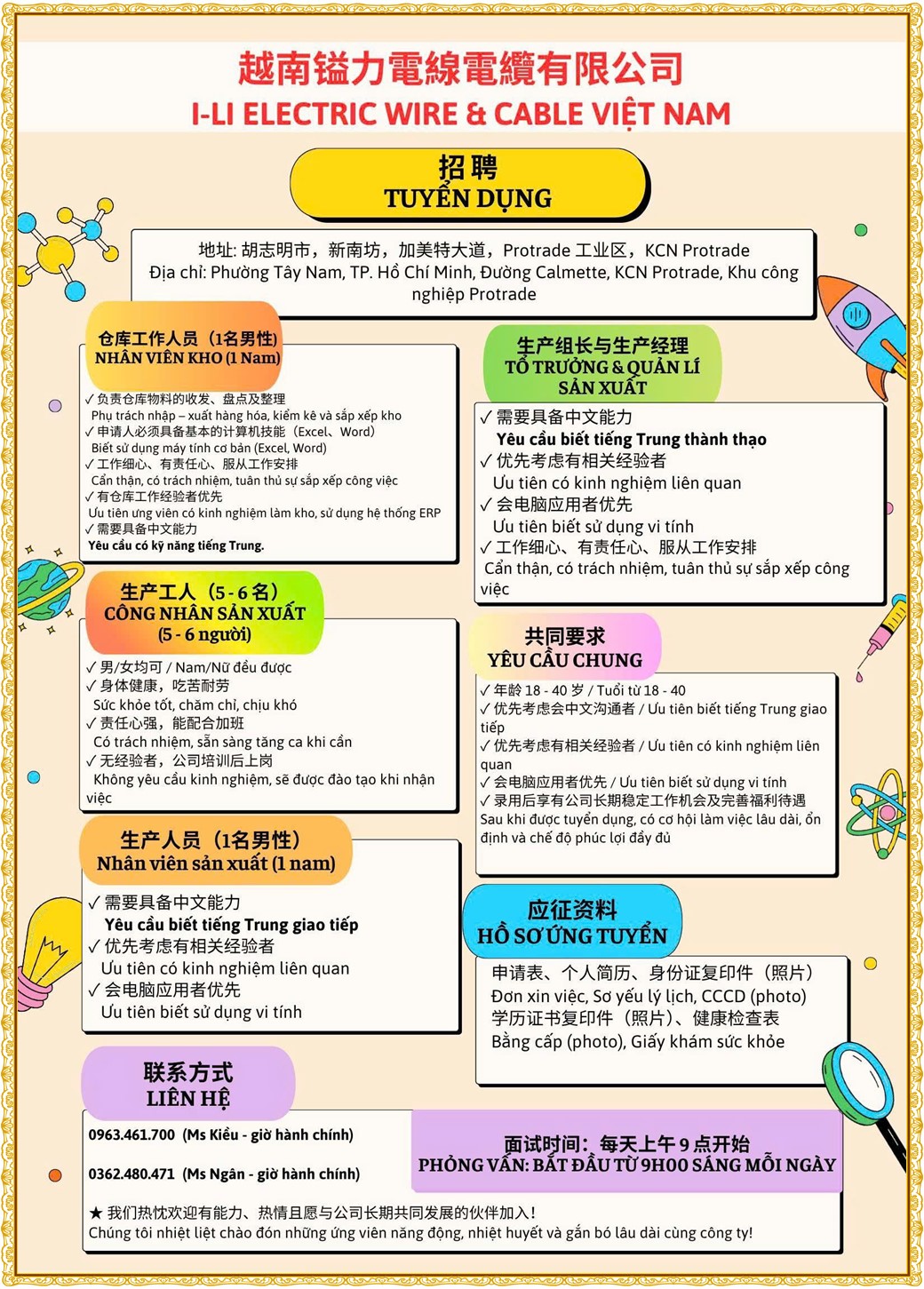 Tuyển dụng Việc làm tại KCN Việt Nam Singapore VSIP II Bình Dương lương cao cập nhật mới ngày 28 tháng 10 năm 2026