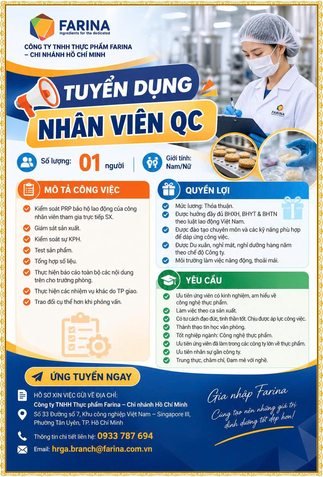 Tuyển dụng Việc làm tại KCN Nam Tân Uyên Bình Dương lương cao cập nhật mới ngày 28 tháng 10 năm 2026