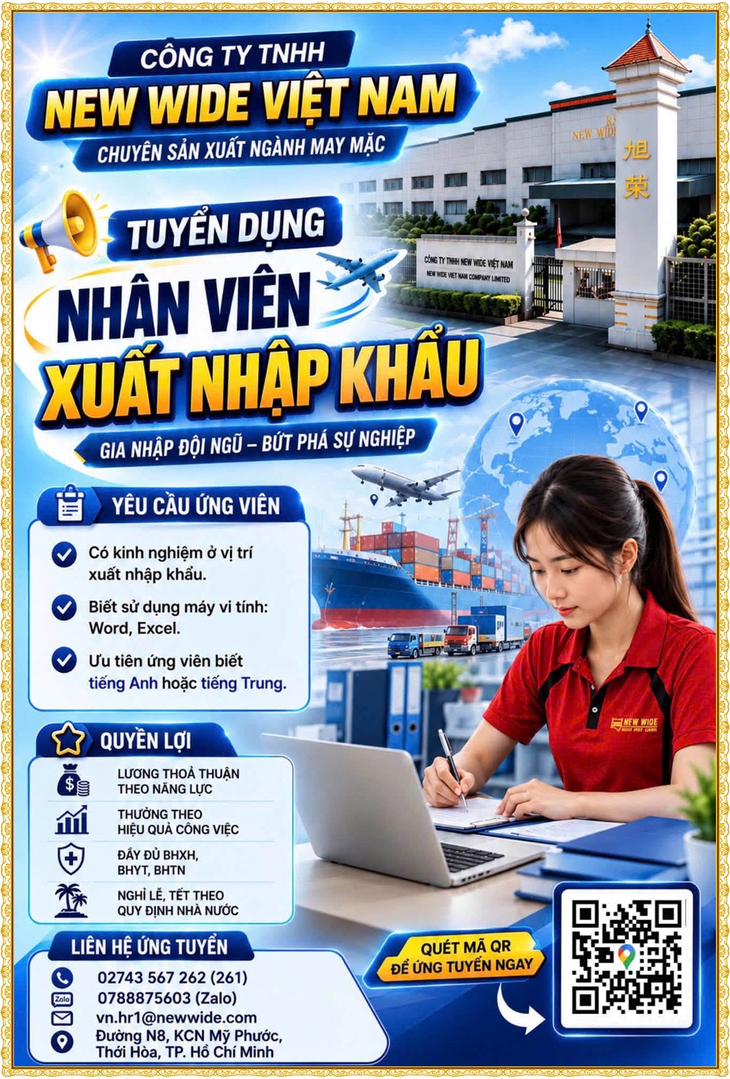 Tuyển dụng Việc làm tại KCN Đồng An Bình Dương lương cao cập nhật mới ngày 30 tháng 09 năm 2026