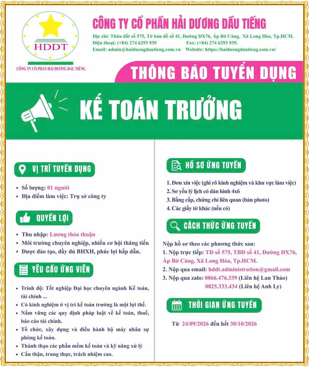 Tuyển dụng Việc làm tại KCN Việt Nam Singapore VSIP II Bình Dương lương cao cập nhật mới ngày 30 tháng 09 năm 2026